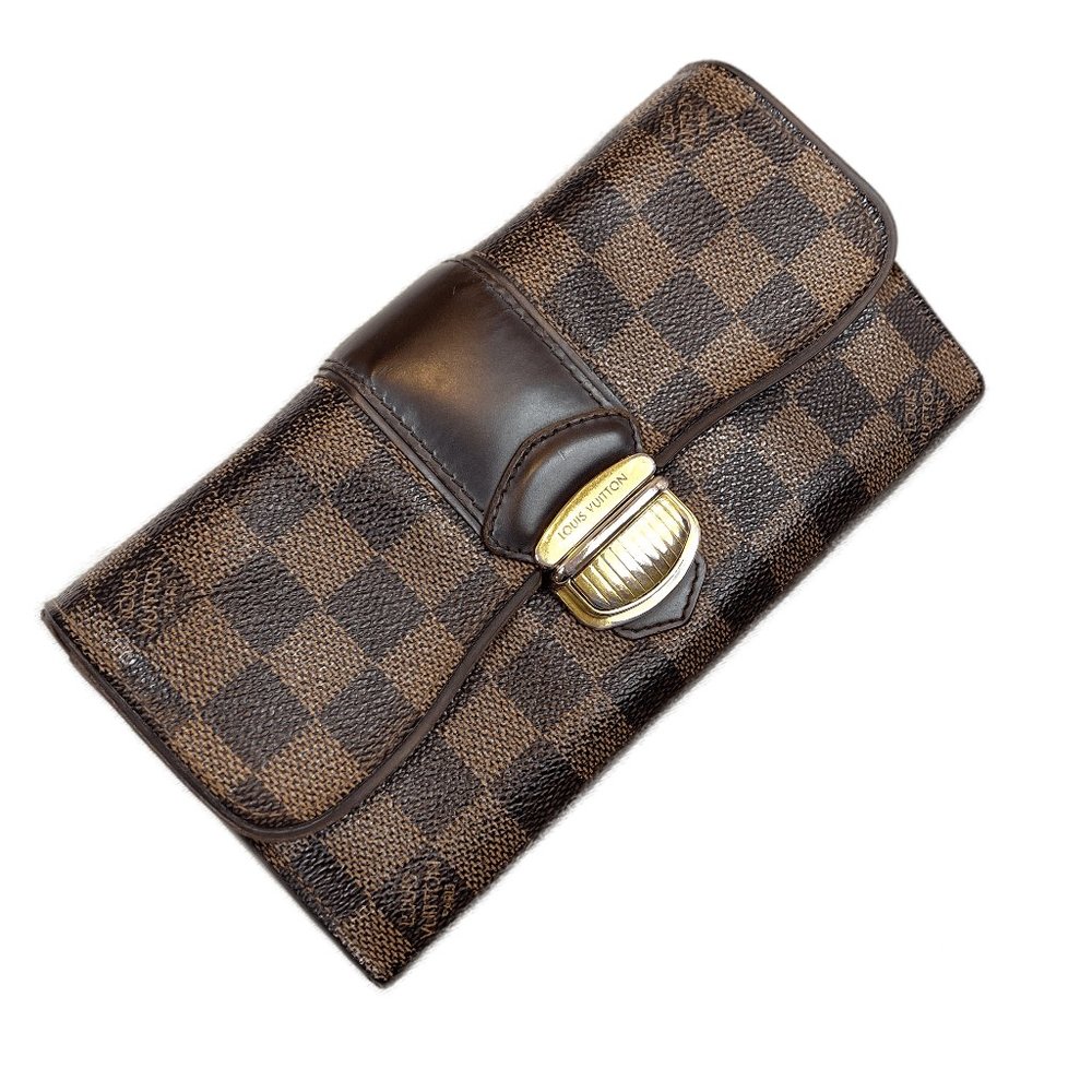 Auc Louis Vuitton Damier Ebene Sistina Long Wallet CA3069 - Picture 10 of 14